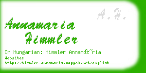 annamaria himmler business card